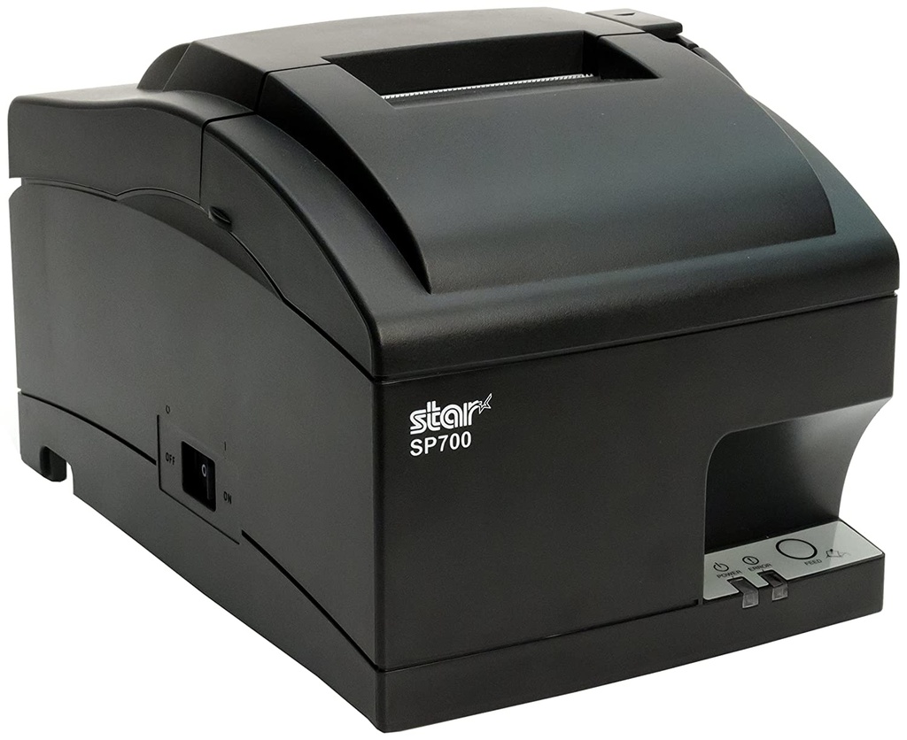 Star Micronics SP742Me gry US, Impact, Friction Printer, Cutter, Ethernet (LAN) International PSU